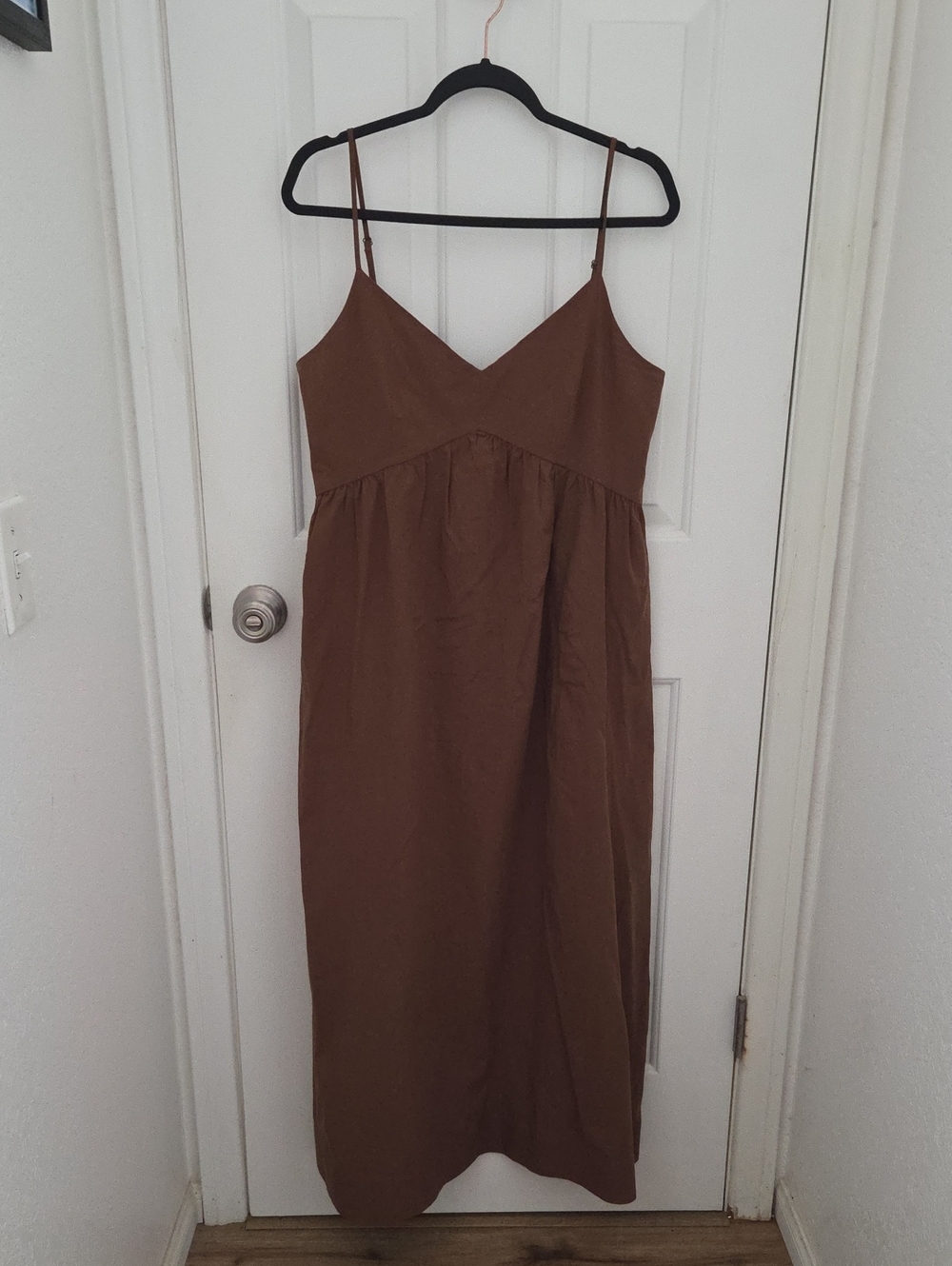 O.P.T. large Brown Spaghetti Strap Maxi Dress